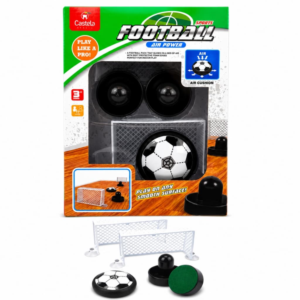 Brinquedo Futebol de Mesa Jogo Com Bola Plana Flutuante Hockey  - Castela