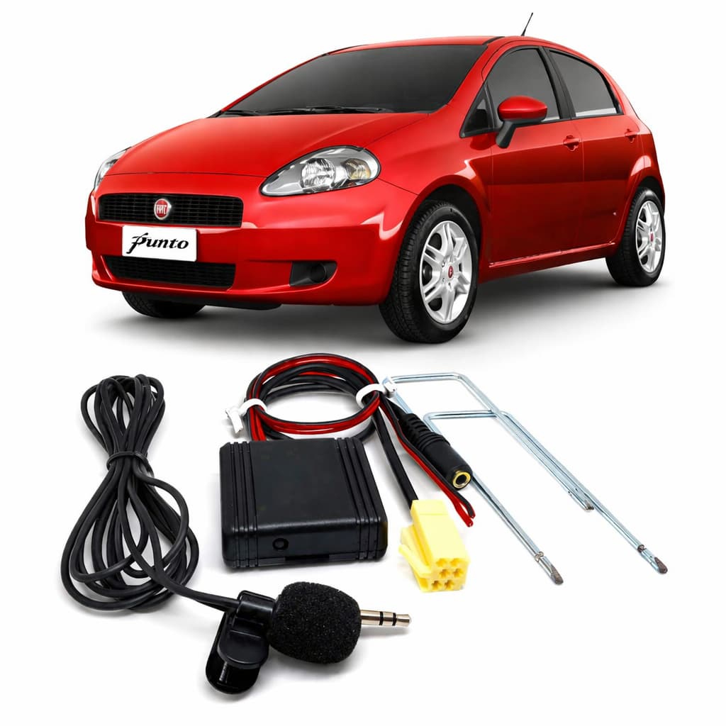Bluetooth do som original FIAT Punto 2008 até 2010 som música e chamadas