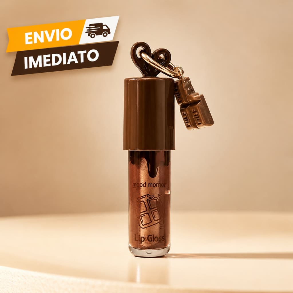 Lip Gloss Chocolate Hold Morning Brilho Intenso Efeito Espelhado Hidratante