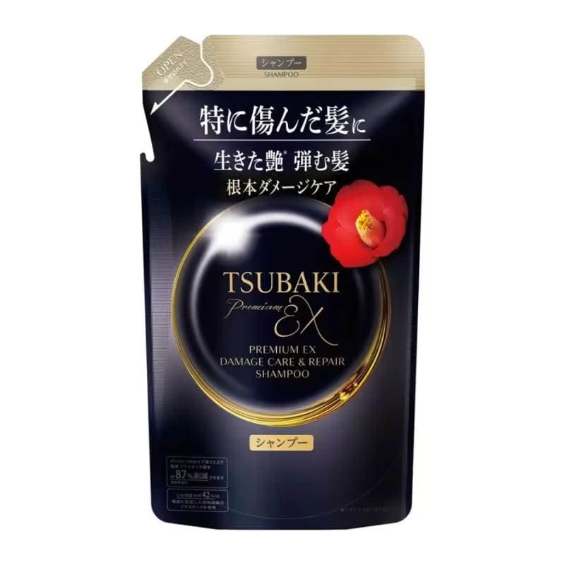 Tsubaki - Premium Ex Damage Care & Repair Shampoo 300ml (Refil)