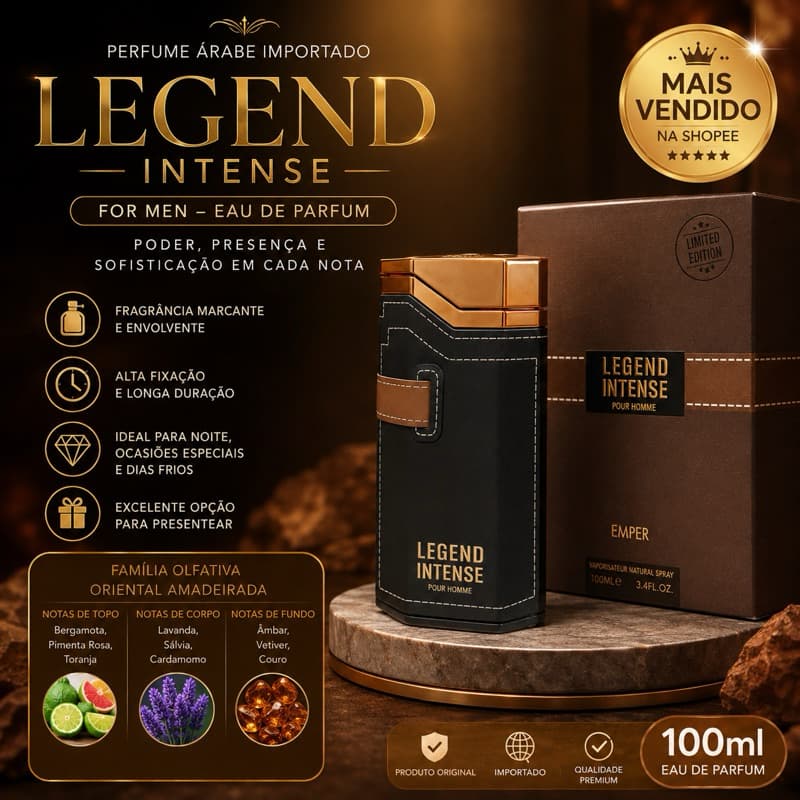 Perfume legend intense 100ml masculino original