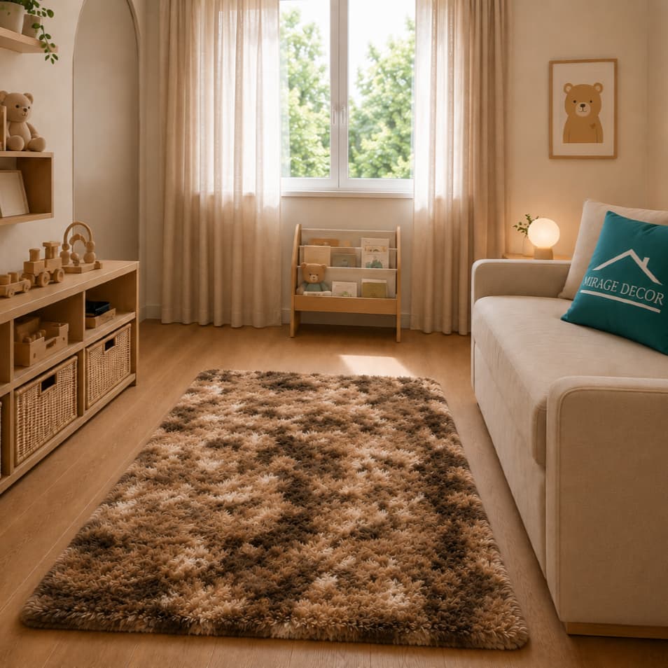 Tapete Felpudo 1,00m x 1,40m Sala Quarto Premium