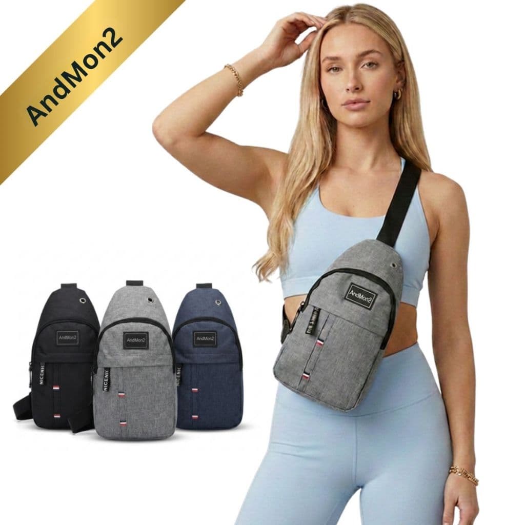Bolsa Transversal Shoulder Bag Tiracolo Impermeável Masculina Feminina Pochete Unissex Casual