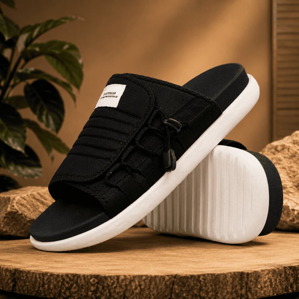 Chinelo Masclino Asuna AS 2.0 Confortável Chinela Slide Nuvem Ergonômico Laço Cordão Ajustável