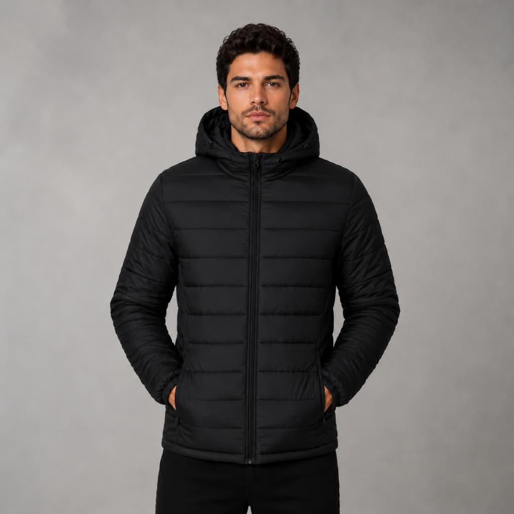 Bobojaco Jaqueta Puffer Moda Inverno Quentinha Feminina Masculina Unissex