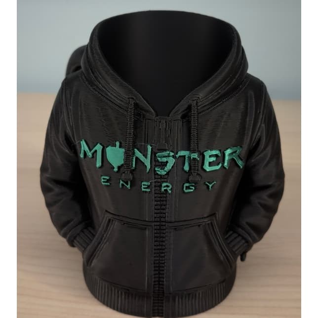 Caneca Monster Moletom 3D | Porta Lata Gamer Personalizado | Impressão 3D Exclusiva