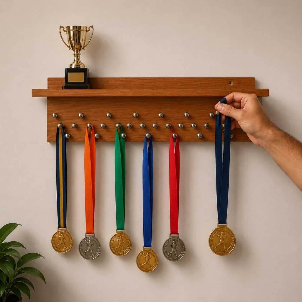 Porta chave MDF com prateleira + kit fixação - GRANDE EDIÇÃO ESPECIAL 29 PINOS ou pequeno 6 pinos