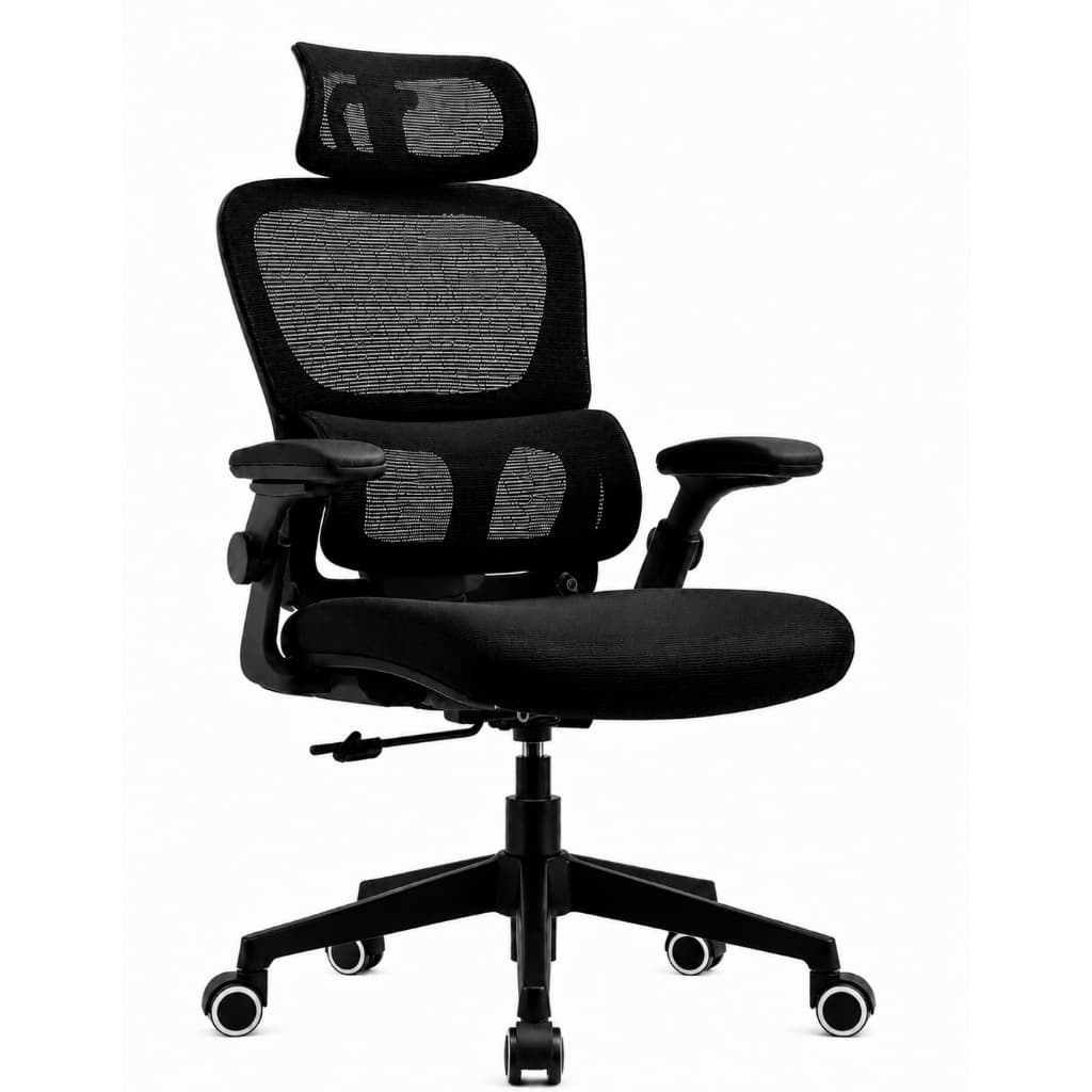 Cadeira Escritório Ergonômica Premium Com Suporte Lombar