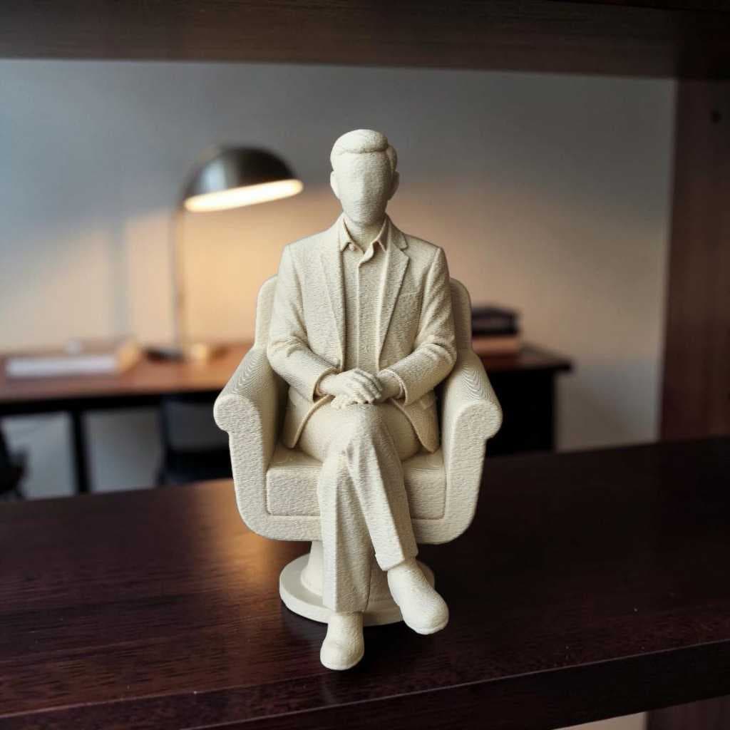 Escultura Decorativa Psicologo Profissões Psiquê Mente Freud