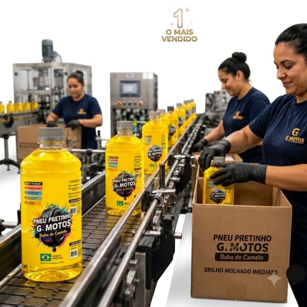 Pretinho Baba de Camelo Limpa Pneu Automotivo 500ml - BRILHO MOLHADO IMEDIATO