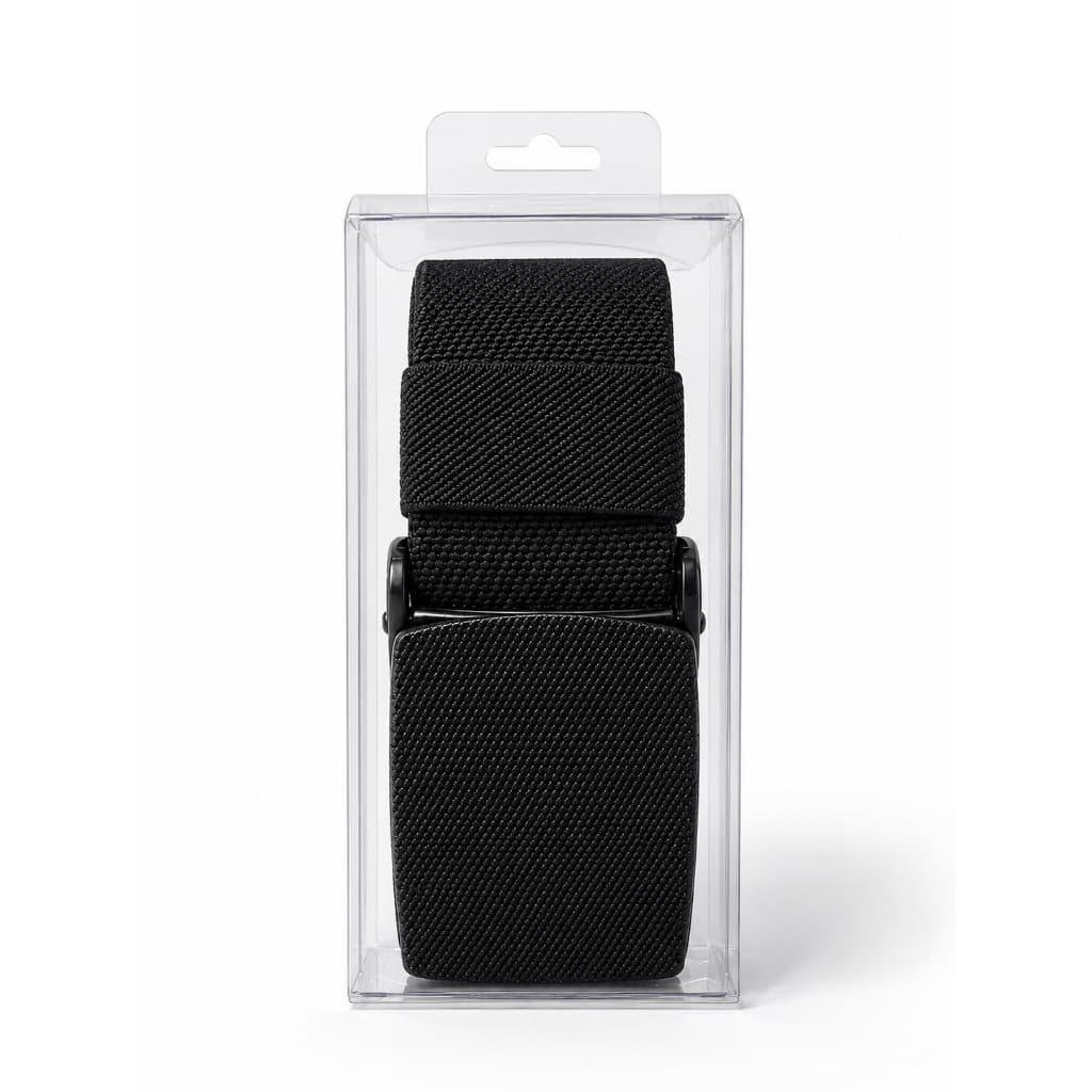 Cinto Masculino Elástico de Nylon com Fivela de Metal