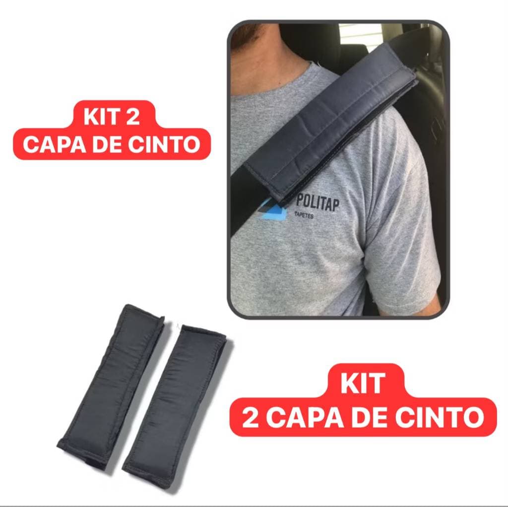 Kit 2 Capa Para Cinto De Segurança Automotivo Protetor Universal