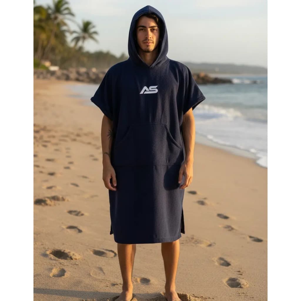 Poncho Toalha Roupão Surf Praia Multi Esportes Mergulho/surf/natação Troca Fácil