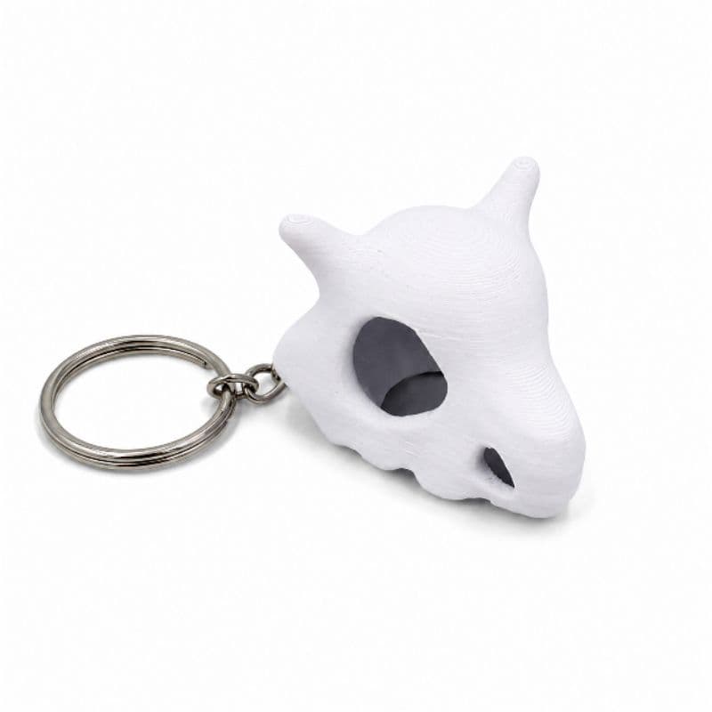 Chaveiro Caveira Cubone Pokémon Impresso em 3D | Resistente, Leve e Criativo | Presente Geek