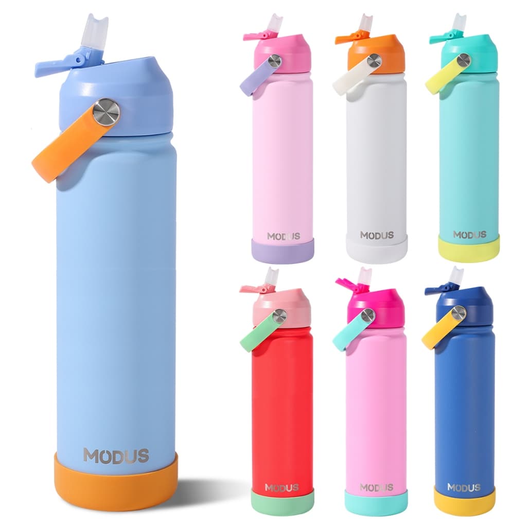 Modus Garrafa Térmica 720ml Água Fria Quente C/ Vedação Com Bico Silicone