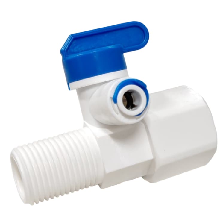 Adaptador Plástico T Rosca interna 1/2 x Rosca externa 1/2 Engate Rápido de 1/4