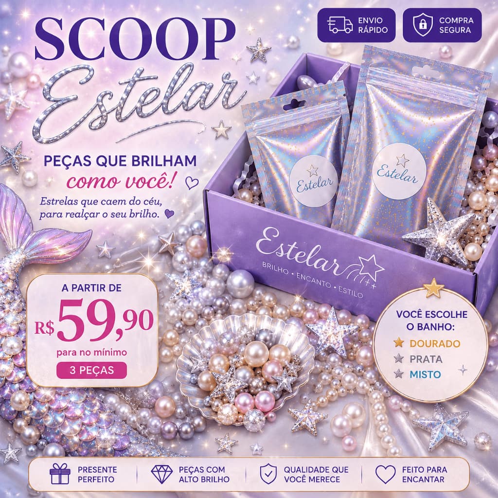 Scoop Estelar - Kit de Semijoias Premiun