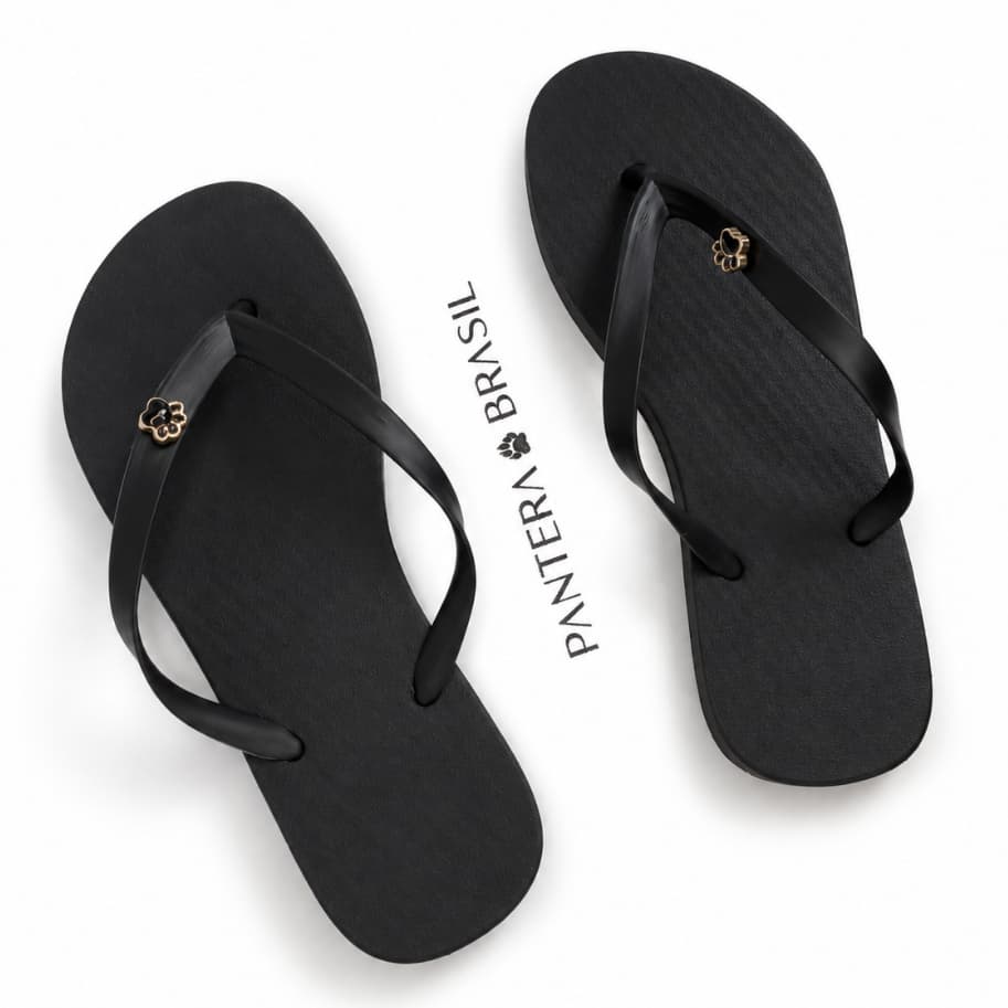 Chinelo Feminino Panterinha Brasil Panterinha com Detalhe em ABS e Sola Micro Expandido