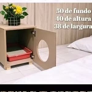 caixa de areia para gato
