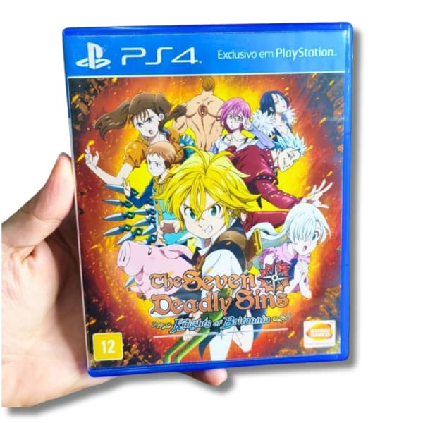 Jogo Seminovo The Seven Deadly Sins: Knights of Britannia PS4 Mídia Física