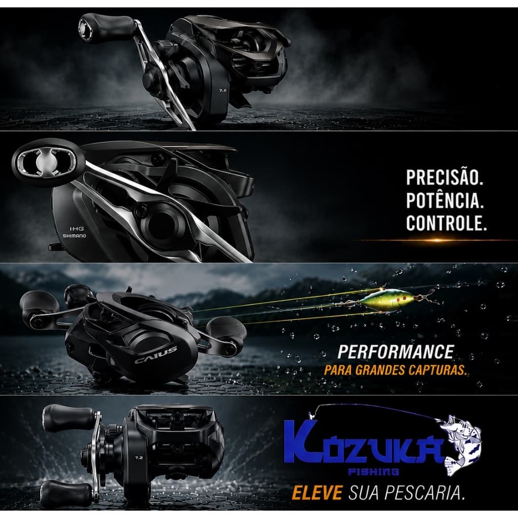 Carretilha Shimano New Caius 151 HG Esquerda