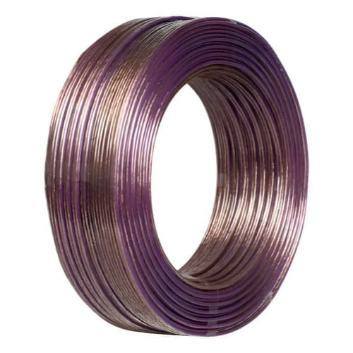 Fio Bicolor Paralelo Cristal Polarizado 2x2,5mm Rolo 100m Cabo Para Som Alto Falante Home Theater