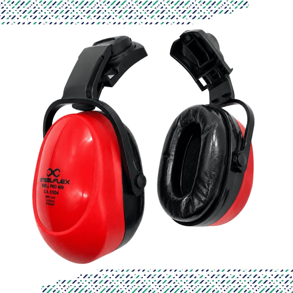 Protetor Auricular Tipo Concha Acoplável Capacete Shell Pro 400 16 dB Steelflex