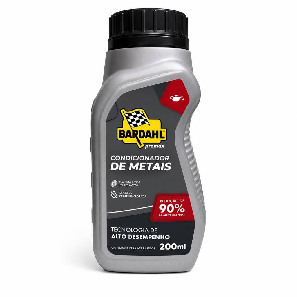 Bardahl Condicionador de Metais Promax 200ml Aditivo para Óleo do Motor Reduz Protege Motor Original