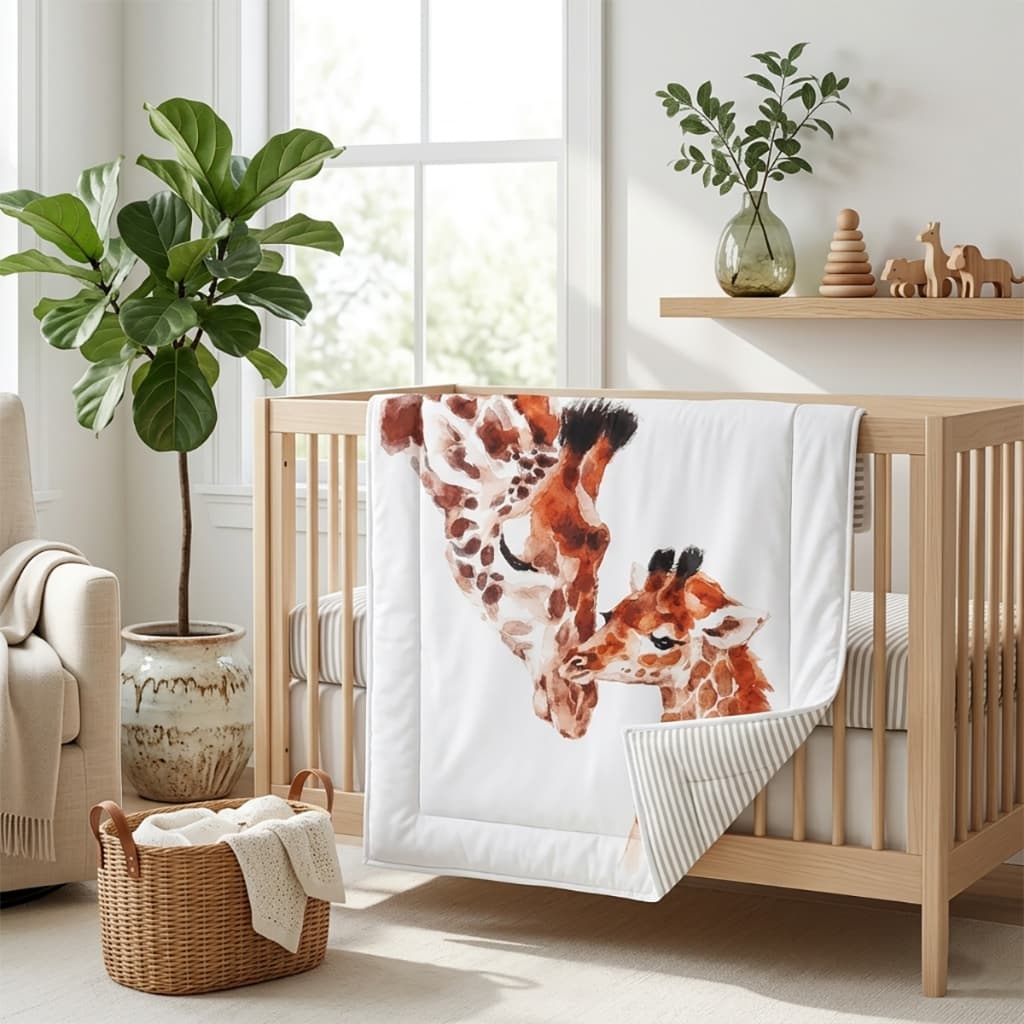 Edredom Berço Dupla Face Linha Specialle Premium 1,45x95cm Antialérgico Conforto Enxoval Luxo