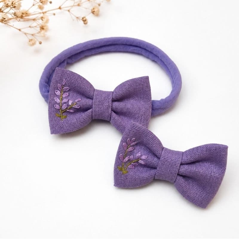 Laço Infantil lavanda