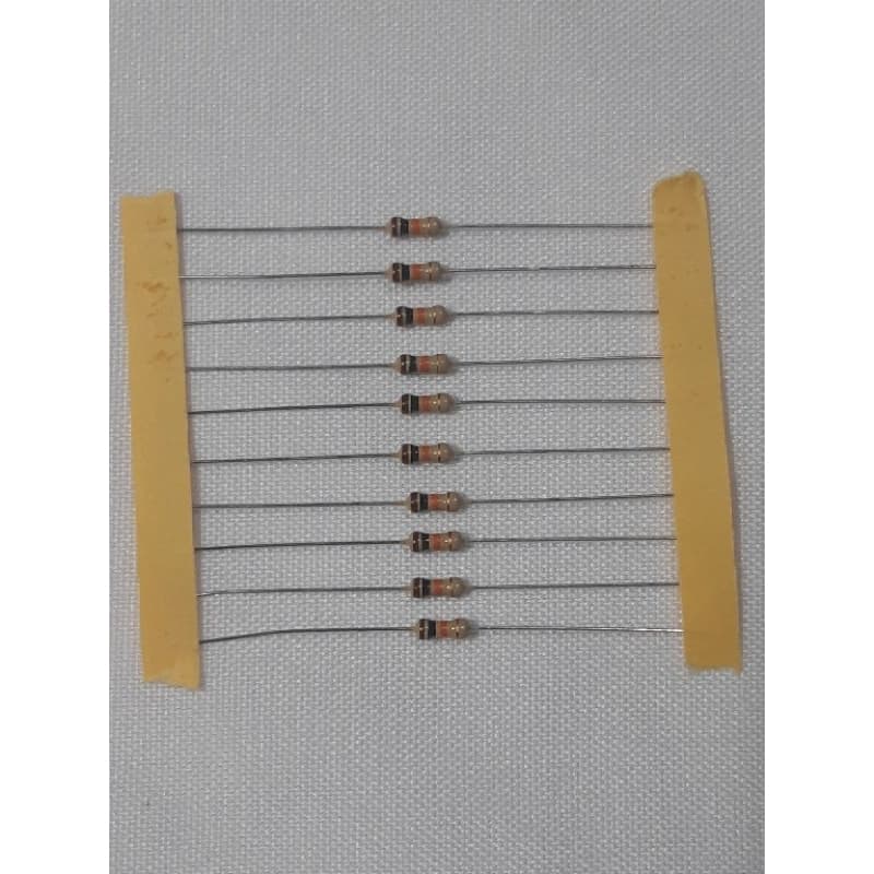 Resistor 10K 1/4W CR25 tolerância 5% kit com 10 peças