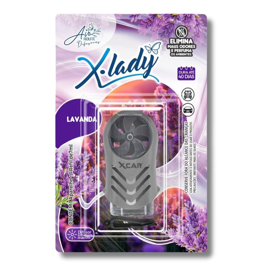 Aromatizante Automotivo X-lady Aparelho E Refil Aromas Xcar