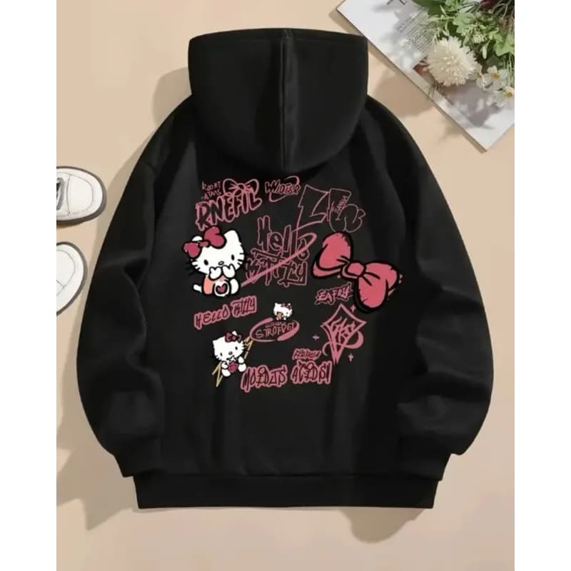 Blusa de Frio Moletom Com Capuz Flanelado Estiloso Minimalista