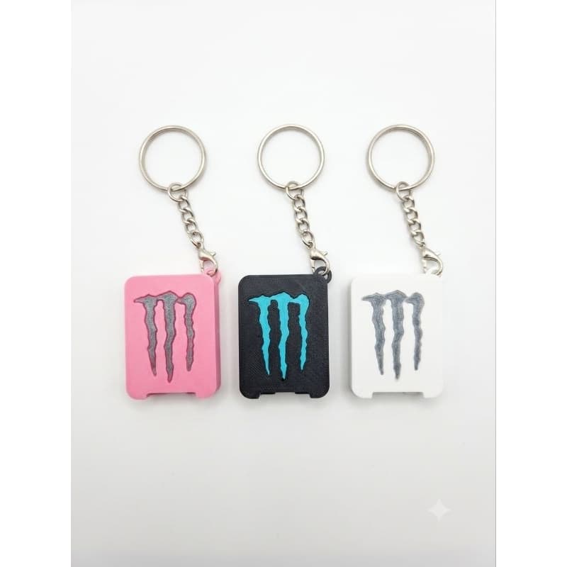 Chaveiro Abridor De Lata Monster Energy Personalizado 3D