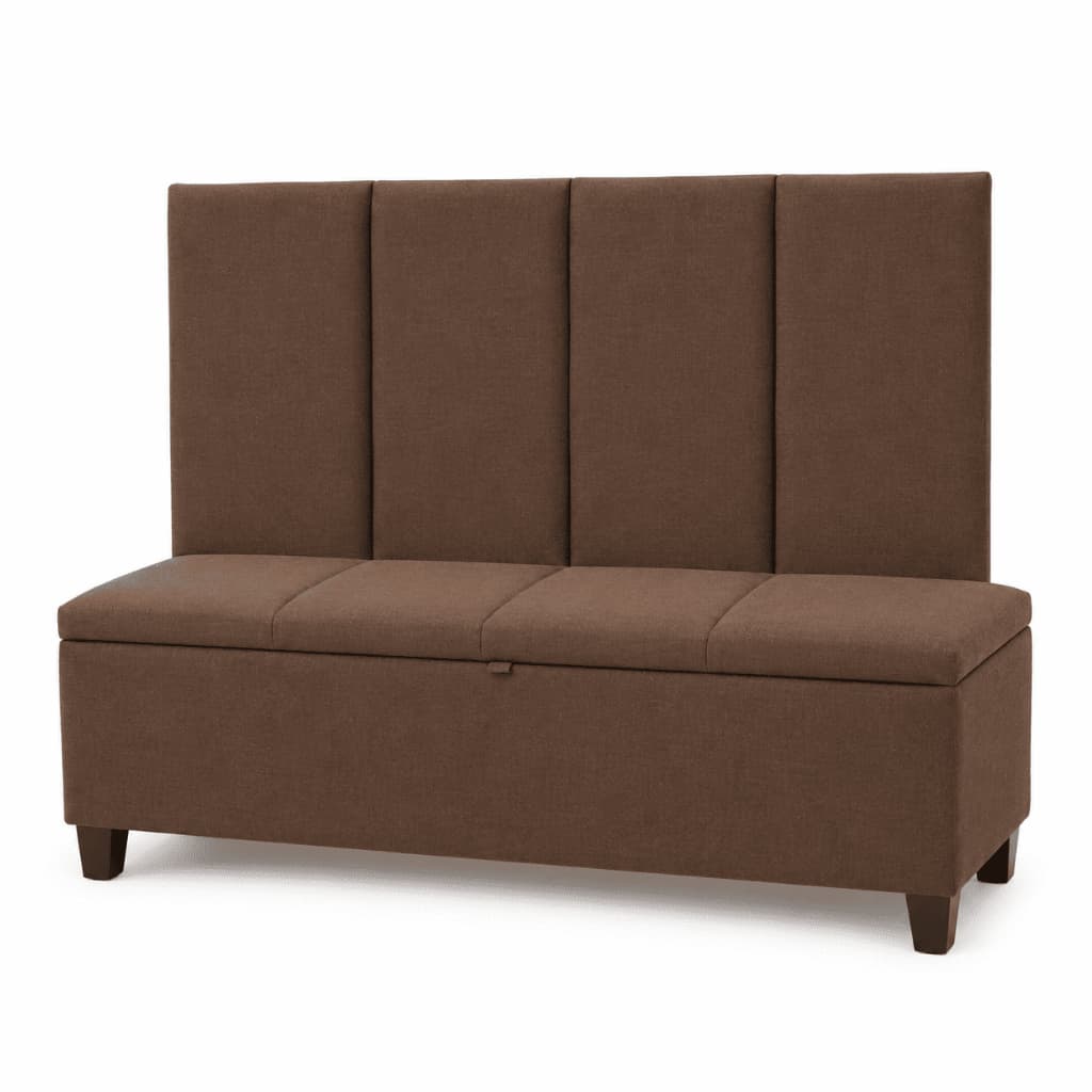 Puff Banco Estofado Baú Multiuso 120cm Organizador para Quarto com Cabeceira Confortável e Elegante