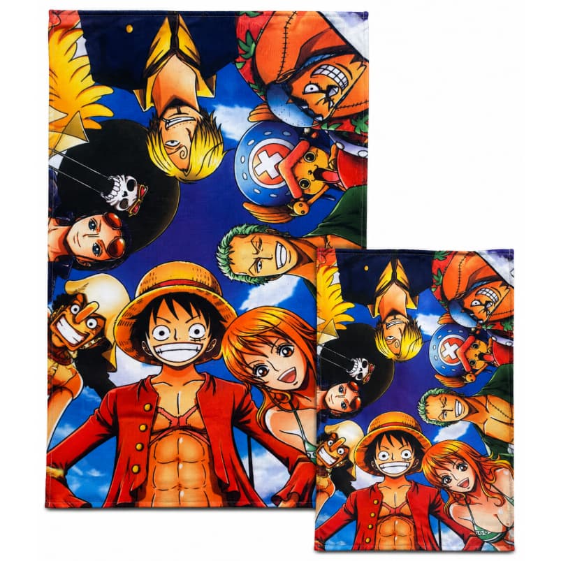 Kit Toalha De Banho + Toalha De Mão Infantil One Piece