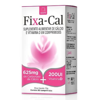 FIXA-CAL 625mg 200UI & Vitamina D - 90 comprimidos