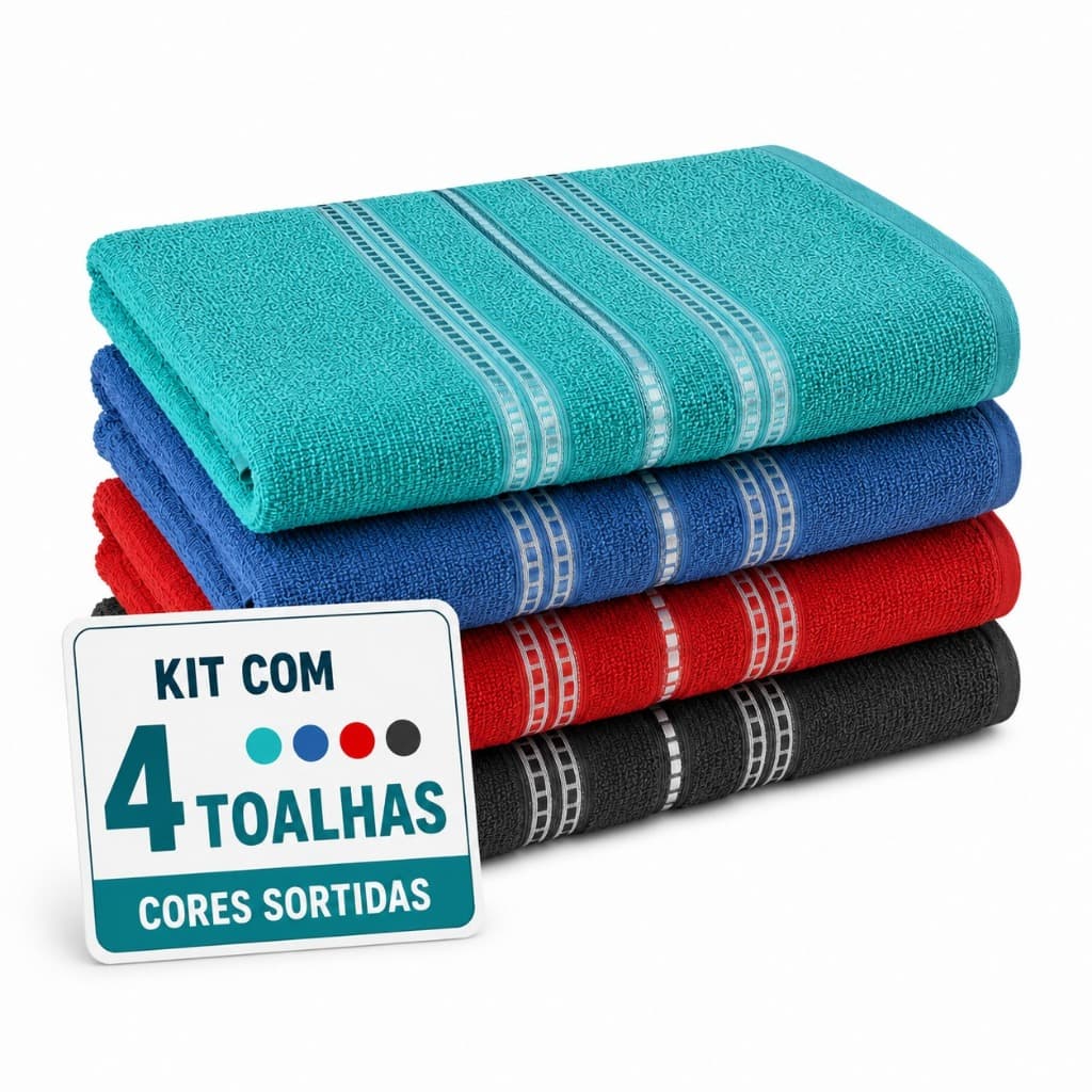 Toalhas De Banho Allure - Zoom Soft - 120 Cm X 60 Cm - 100% Algodão - 212 Gramas - Praia - Academia - Dia a Dia