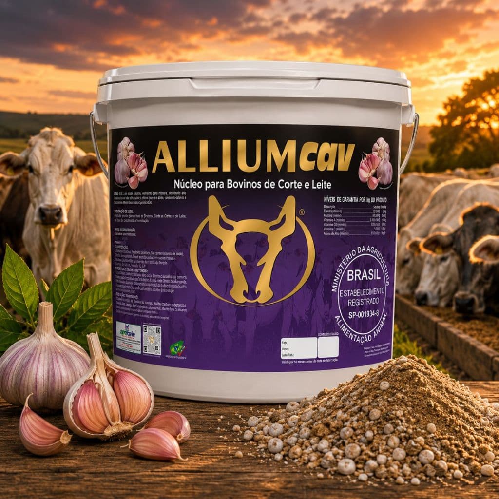 Allium Cav - Agrocave - 5kg Misturar Na Ração Suplemento