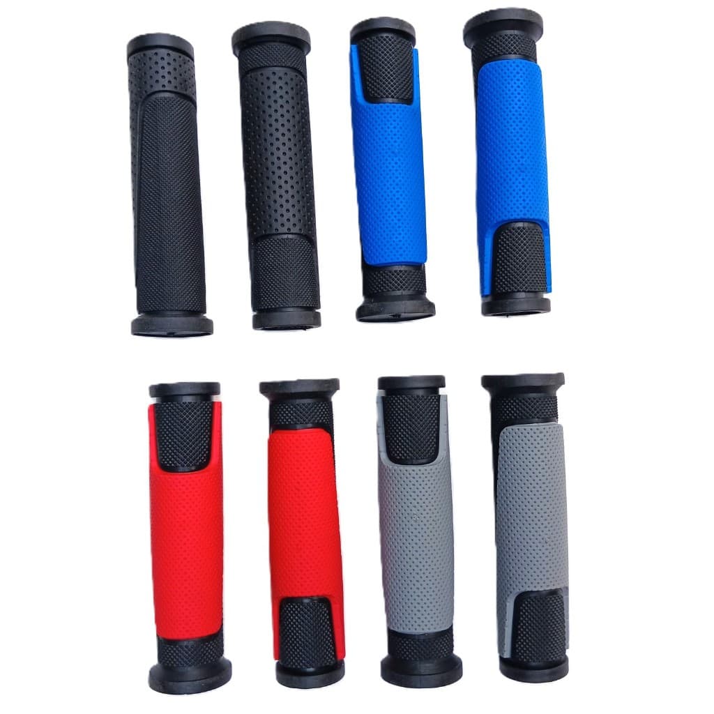 Manopla punho gta borracha tpr bicolor bike bicicleta 125mm ergonomica aderente em cores