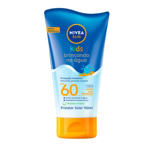 NIVEA SUN Protetor Solar Kids Brincando na Água FPS 60 150ml