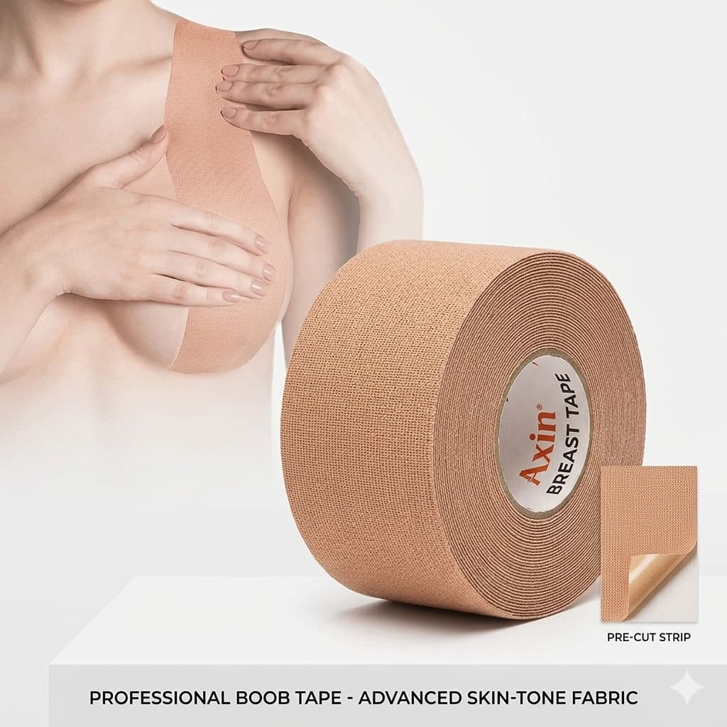 Sutiã Invisível Fita Adesiva  para Decote Levanta Seios Boob Tape Confortável Hipoalergênica 5 m