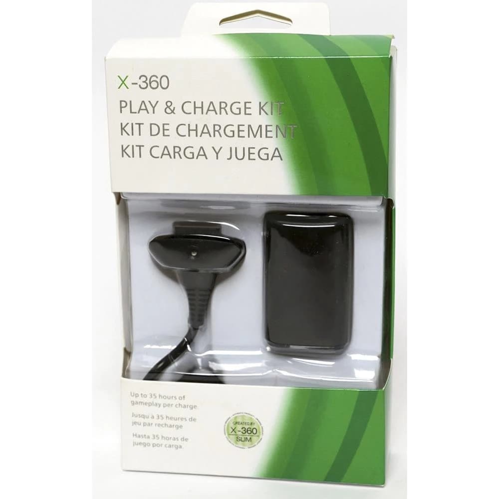Kit 1 Bateria P/ Controle Xbox 360 + 1 Cabo Carregador 1.4m Voltagem de entrada 2.7v