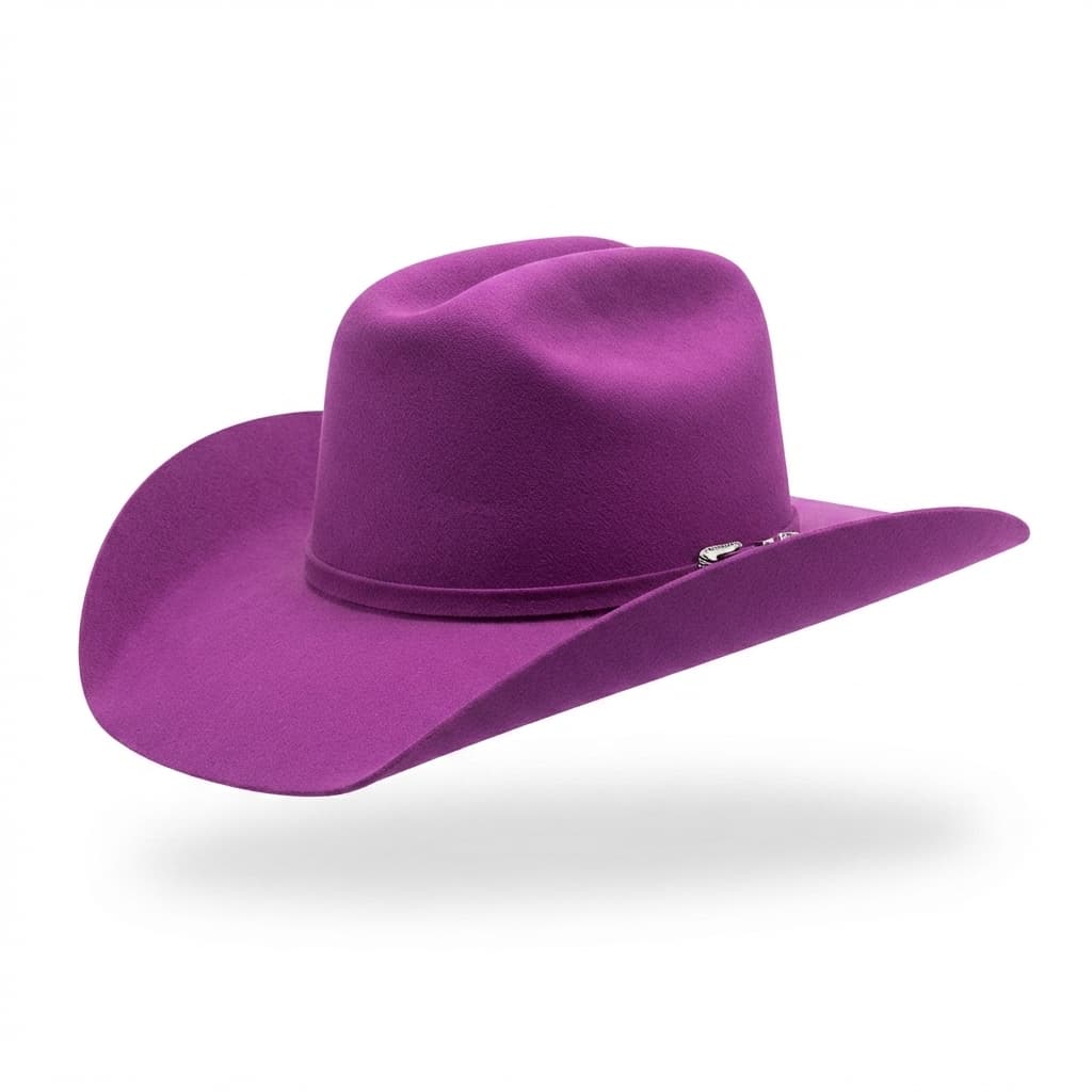 Chapéu Aveludado Country Americano Rosa Adulto Feminino  Boiadeira Ana Castela Rodeo