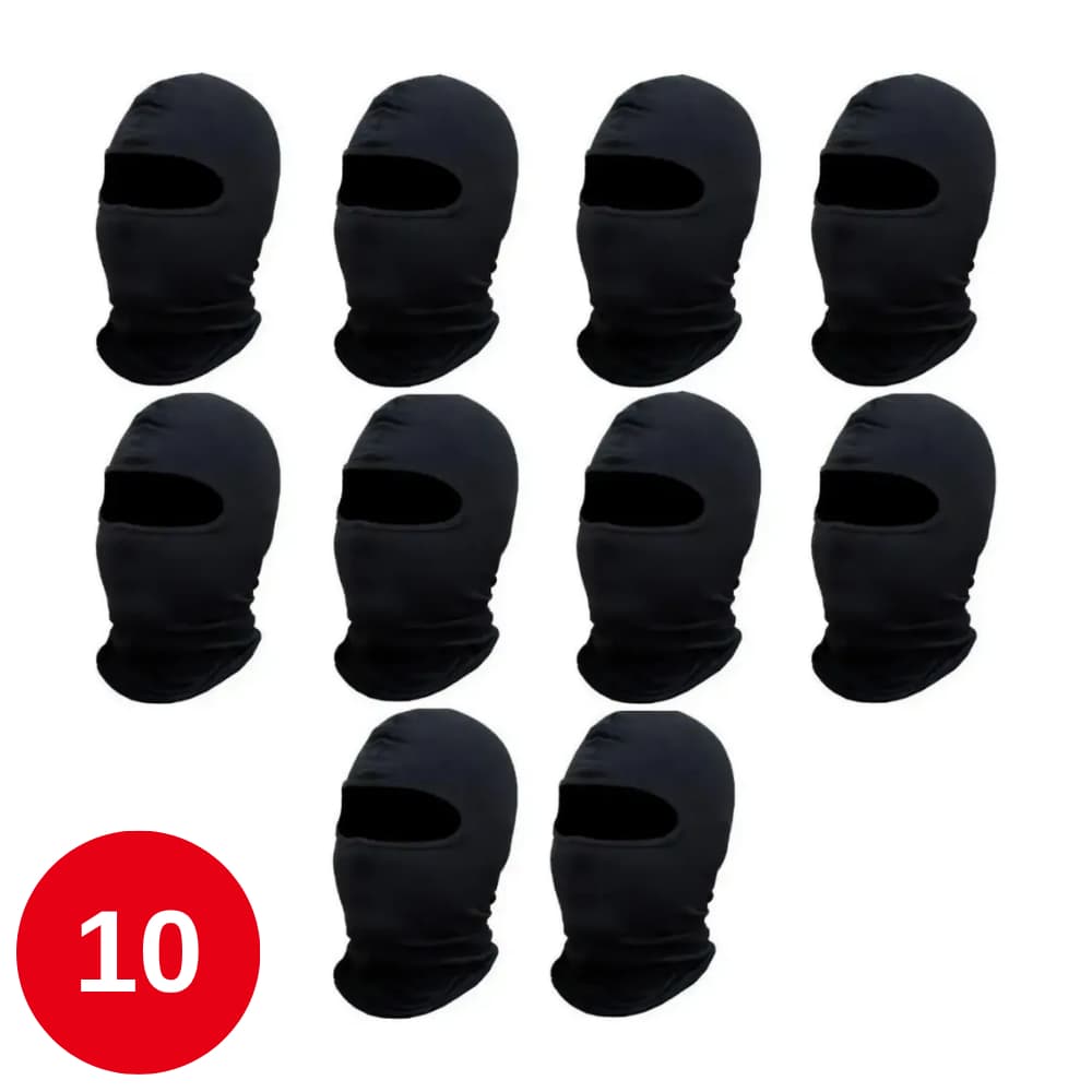 KIT COM 10 BALACLAVA MOTO PARA FRIO MOTOBOY