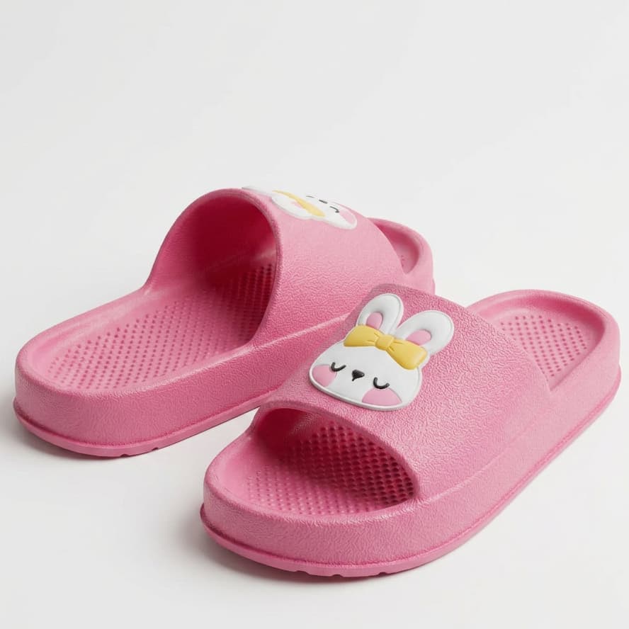 Chinelo Slide Coelhinho Infantil Criança Super Leve Confortável