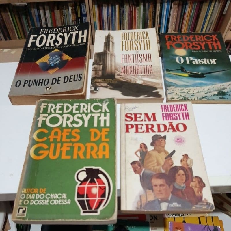 Livros Frederick Forsyth - Venda Individual (sem perdão fantasma cães guerra pastor punho Deus)