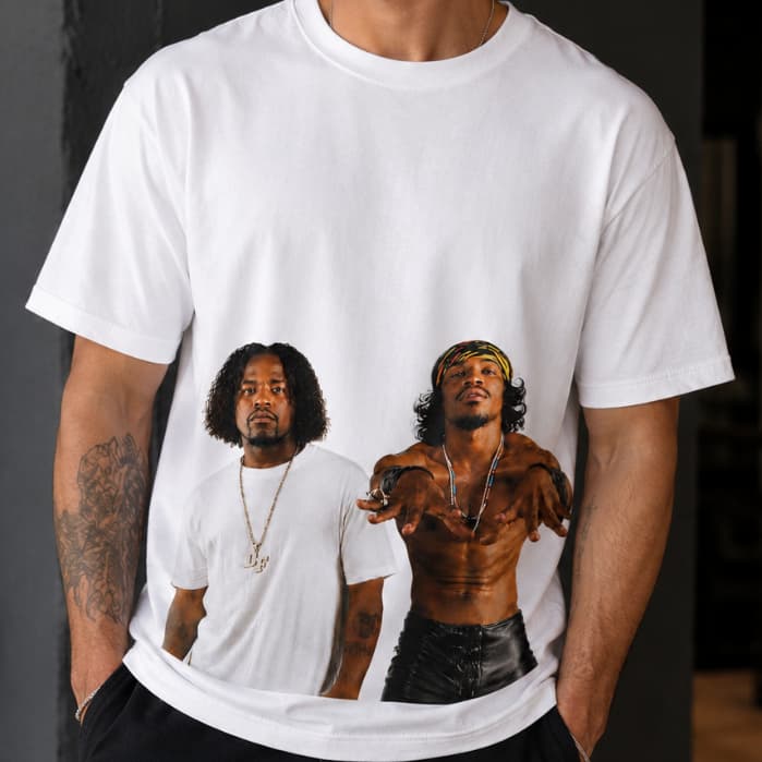 Camiseta Oversized Big Boi Estampa Full Rap Hip Hop Streetwear Unissex Algodão Premium
