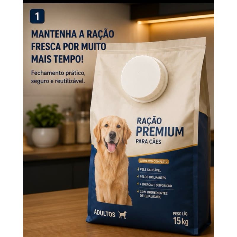 Adaptador Rosqueável para Saco de Ração