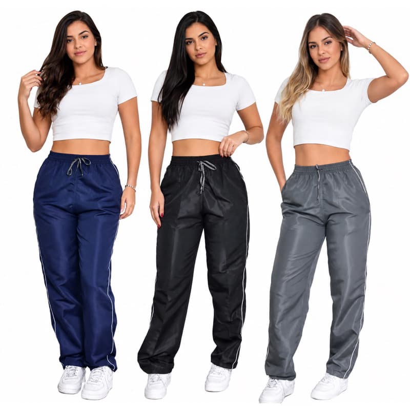 CALÇAS TACTEL FEMININA STREET MODAL